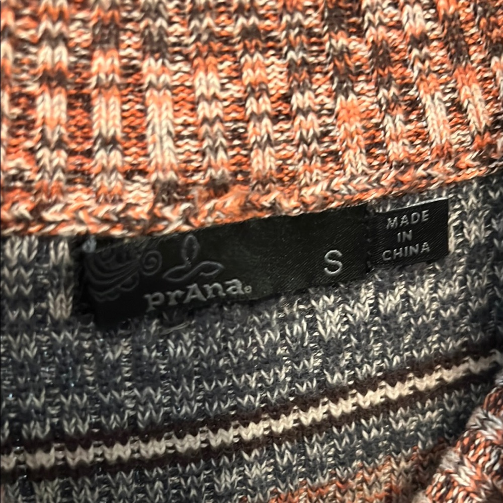 Prana Striped Turtleneck Sweater - Picture 2 of 4